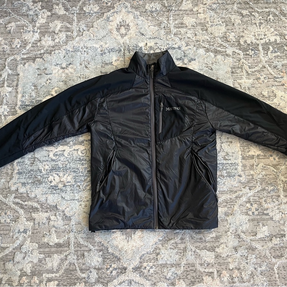 Marmot Black Insulated Jacket Lightweight and Durable